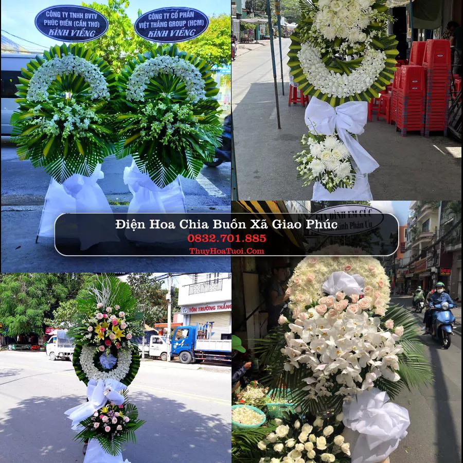 Đặt Vòng Hoa Tang Lễ tại Xã Giao Phúc, Ninh Bình