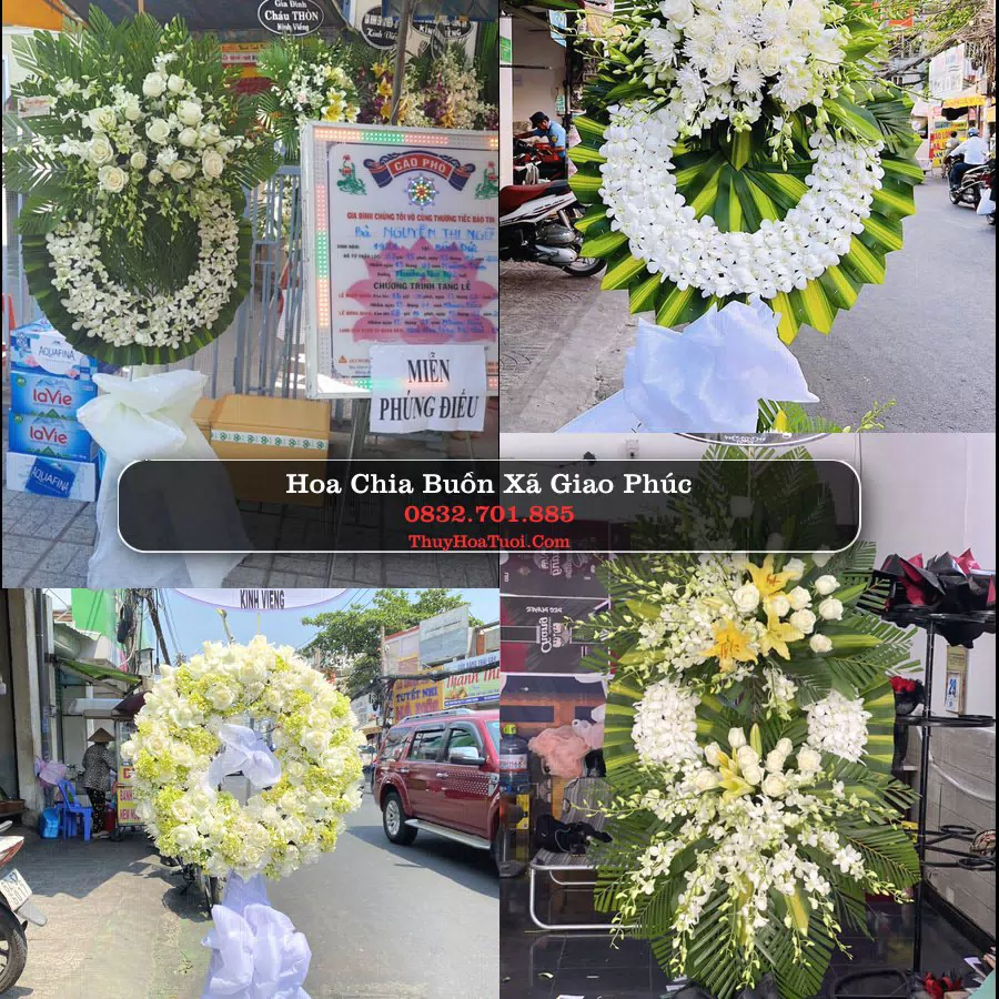 Kệ hoa tang lễ giao tại Xã Giao Phúc, Ninh Bình