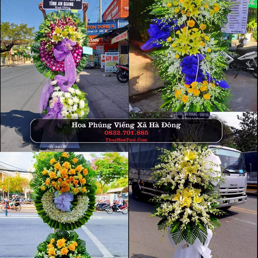 Vòng hoa chia buồn Xã Hà Đông - ThuyHoaTuoi.Com