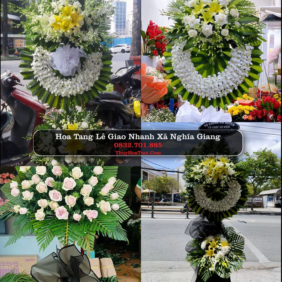 Đặt Vòng Hoa Tang Lễ tại Xã Nghĩa Giang, Quảng Ngãi