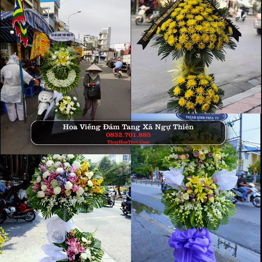 Kệ hoa tang lễ giao tại Xã Ngự Thiên, Hưng Yên