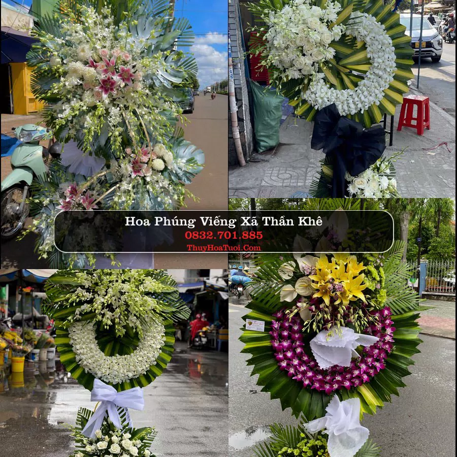 Vòng hoa chia buồn Xã Thần Khê - ThuyHoaTuoi.Com