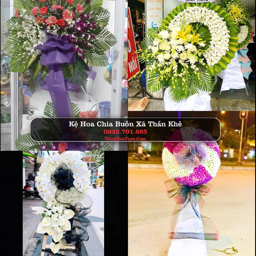 Kệ hoa tang lễ giao tại Xã Thần Khê, Hưng Yên