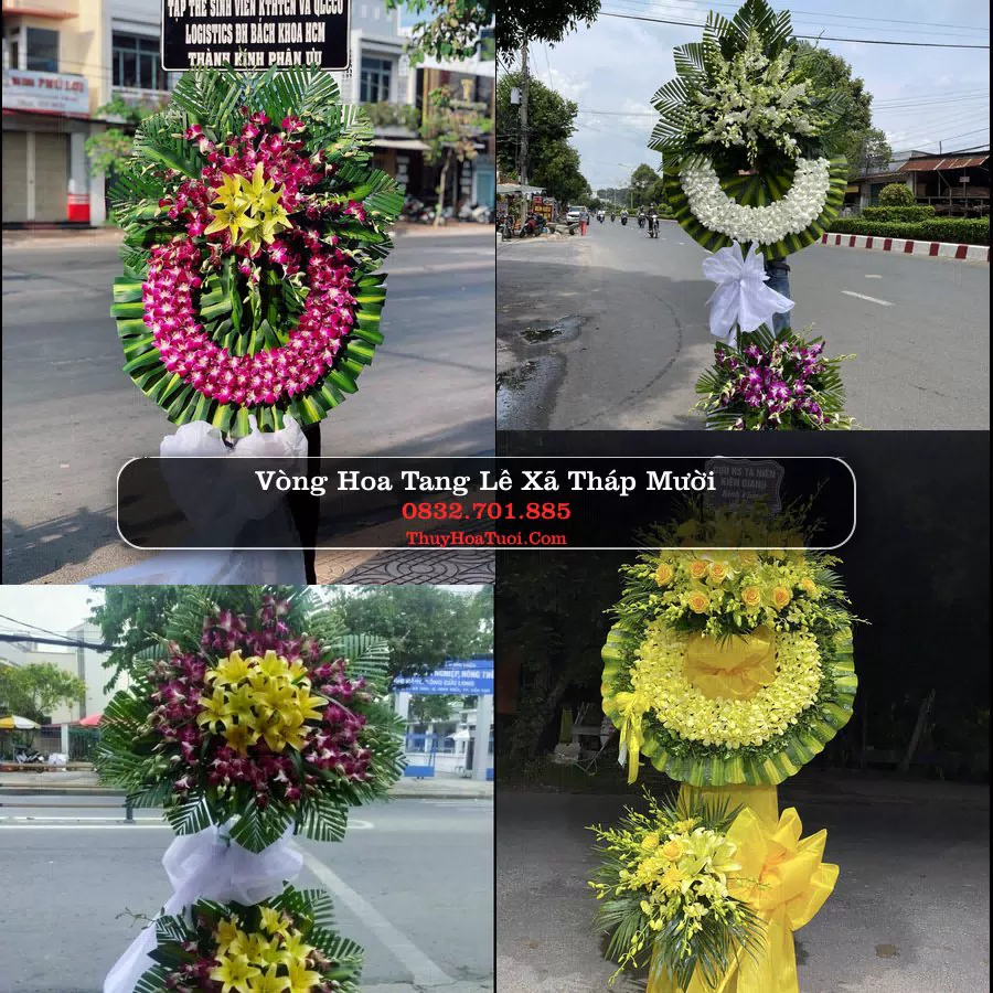 Vòng hoa chia buồn Xã Tháp Mười - ThuyHoaTuoi.Com