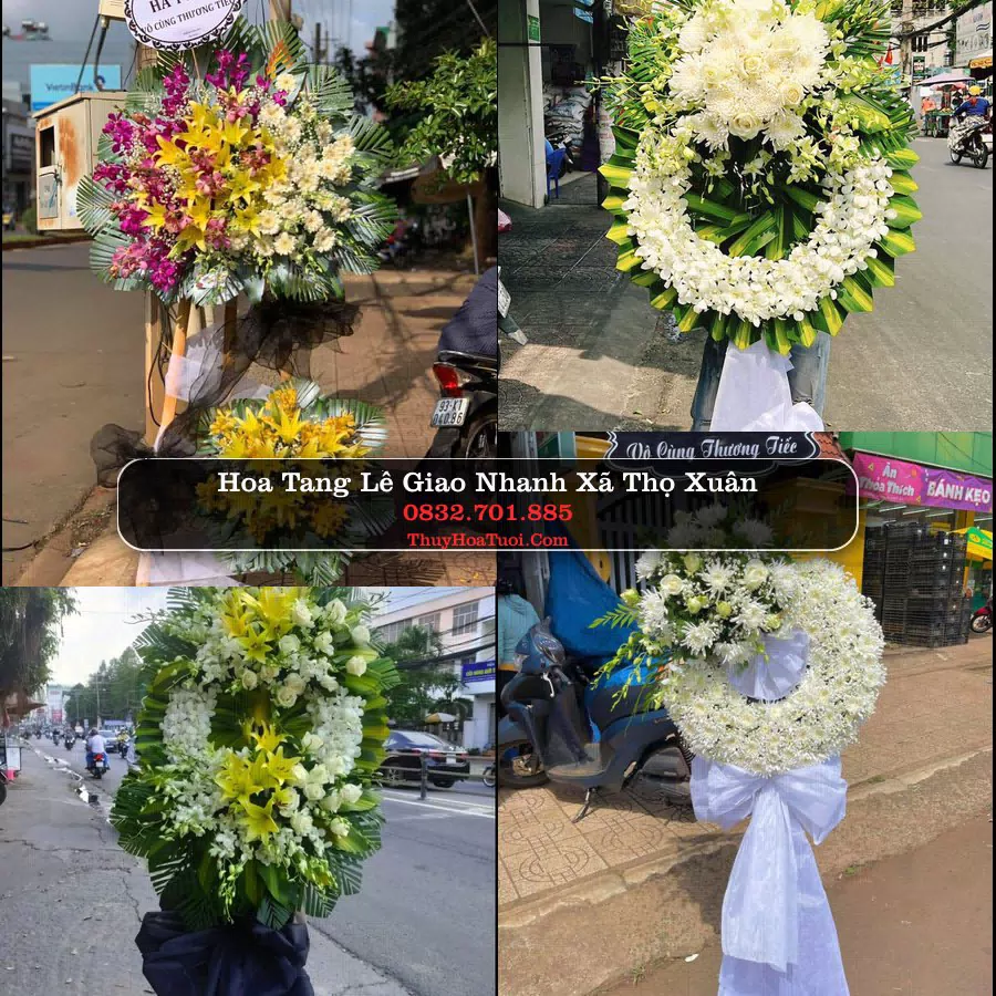 Đặt Vòng Hoa Tang Lễ tại Xã Thọ Xuân, Thanh Hóa