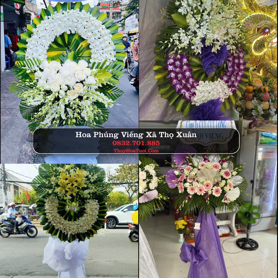 Vòng hoa chia buồn Xã Thọ Xuân - ThuyHoaTuoi.Com