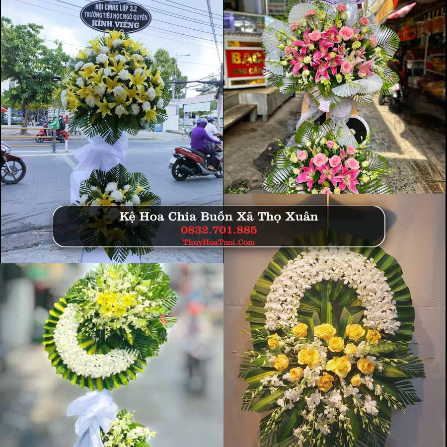 Kệ hoa tang lễ giao tại Xã Thọ Xuân, Thanh Hóa