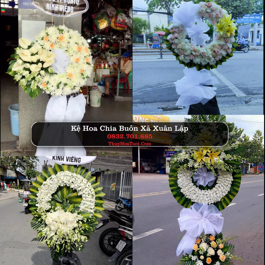 Kệ hoa tang lễ giao tại Xã Xuân Lập, Thanh Hóa