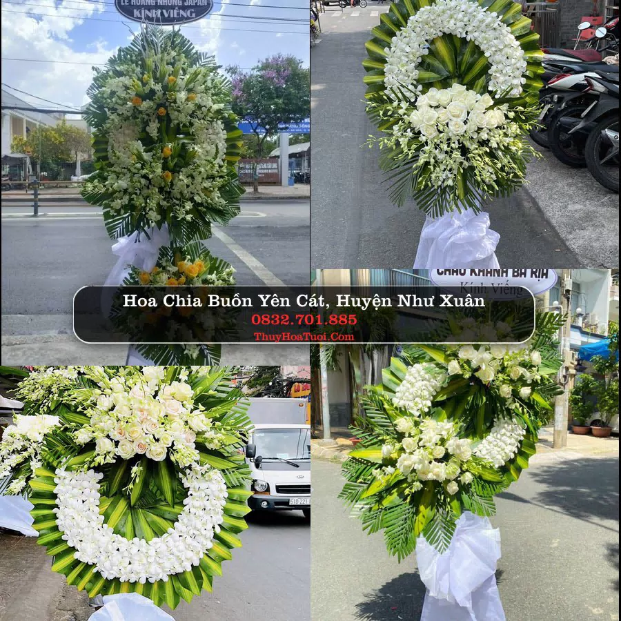 Kệ hoa tang lễ giao tại Yên Cát, Thanh Hóa