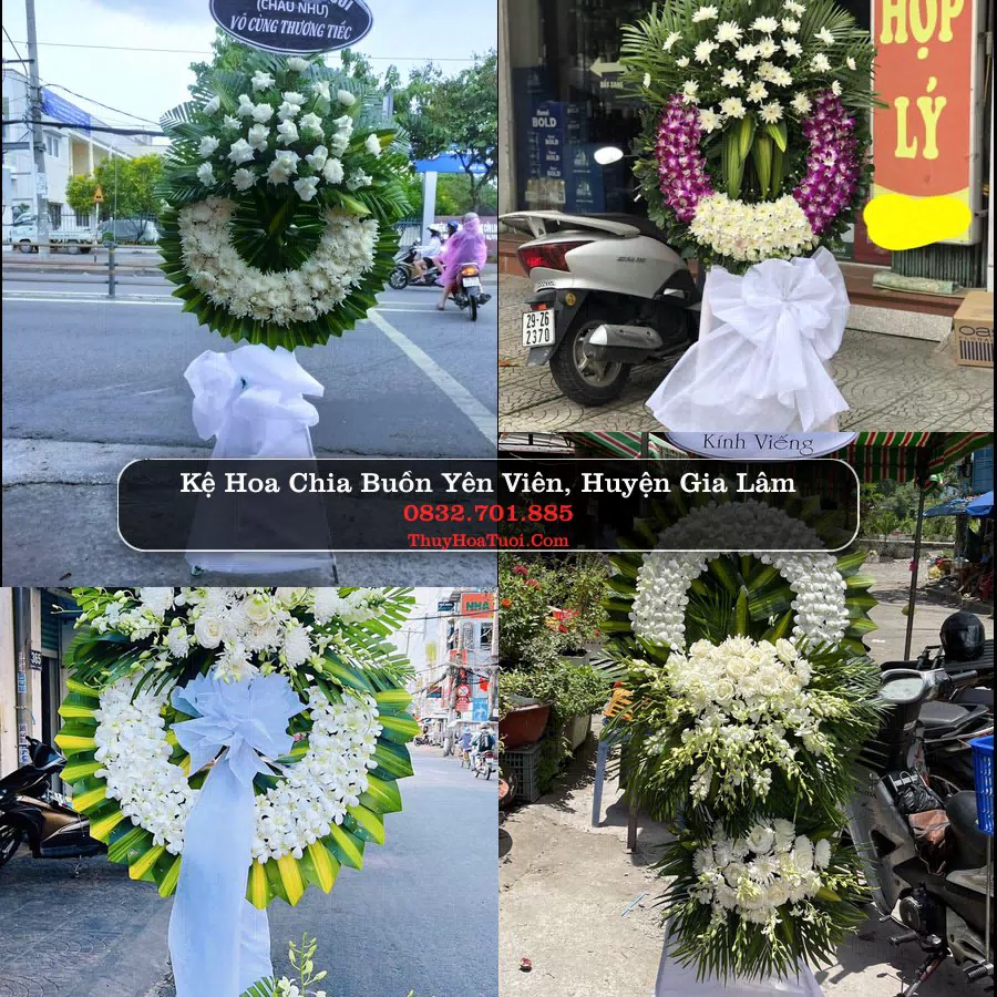 Đặt Hoa Đám Tang tại Yên Viên, Gia Lâm, Hà Nội (Cũ)