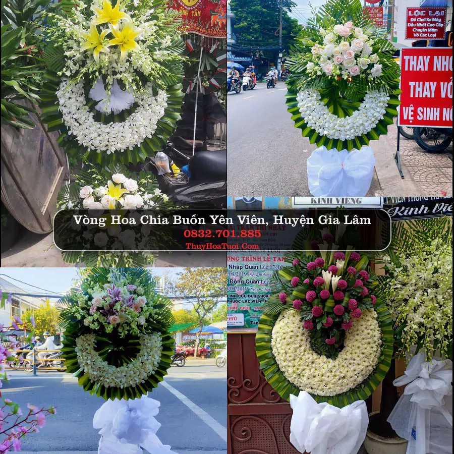 Kệ hoa tang lễ giao tại Yên Viên, Huyện Gia Lâm