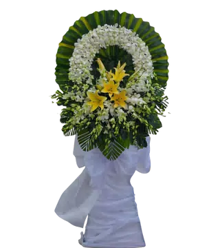 Vòng Hoa Viếng Đám Tang 1 Tầng